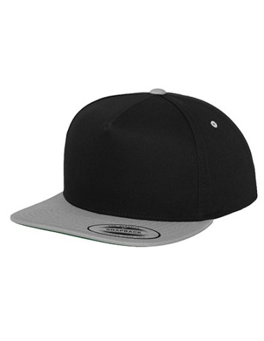FLE-6007T-Classic 5 Panel Snapback Cap